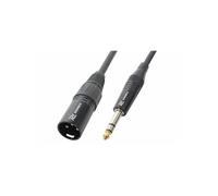 PD Connex Câble Audio Cordon XLR Mâle/Jack 6,35 Stéréo - 3m