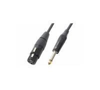 Cordon XLR femelle - PD Connex - 3 m - Transmission de signal sûre - Connecteurs métalliques - Câble flexible