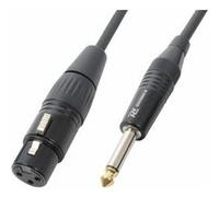 Power Dynamics PD Connex Câble Audio XLR Femelle/Jack 6,35-6m - Idéal pour Relier vos Enceintes de Sonorisation