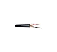 PD Connex Câble Haut-Parleur Câble DMX 6mm 100m Noir 2 Conducteurs - 100m Noir
