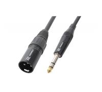 PD connex cordon XLR m le / jack 6,35 stéreo , 1.5M
