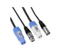 PD Connex CX06-0.50 - Câble Combiné DMX Alimentation - XLR et PowerCon - 50cm