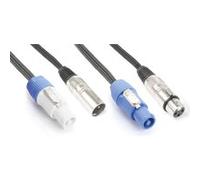 PD Connex CX06-0.50 - Câble Combiné DMX Alimentation - XLR et PowerCon - 50cm