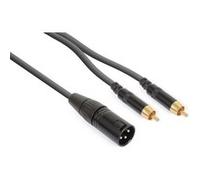 PD Connex CX58-1 Câble RCA/XLR 1.5m - câble RCA/XLR professionnel stéréo