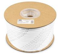 PD Connex RX12W Câble Haut-Parleur 2x 1,5mm de 100 Mètres - Blanc, Idéal pour les Installations de Sonorisation Public Address en 100 Volts