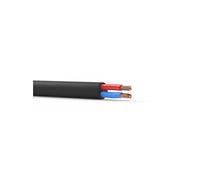 PD Connex RX15 - Câble Haut-parleur 2 x 2.5mm², Bobine de 305 Mètres, 100 V - Noir
