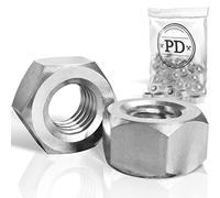 PD® Ecrou Inox M20 (DIN 934 / ISO 4032) | Ecrous Hexagonal en Acier inoxydable A2 V2A | Ecrou Hexagonal pour Vis, Boulons Filetés & Tiges Filetées | Ecrous Hexagonaux et Mecaniques | 12 pièces