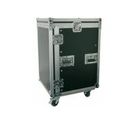 Power Dynamics PD-F12U8 - Flightcase Rack avec roulettes, 19", Grandes Roues, Supporte jusqu'à 250kg, Idéal DJ Mobiles