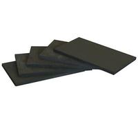 PD-FF2 - 5 Plaques en Caoutchouc, Compatible Flightcase, Haute Protection