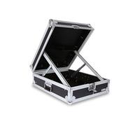 Flight-Cases Power Dynamics PD-FU12 - Flightcase pour Mixeur, Rails Verticaux Inclinés