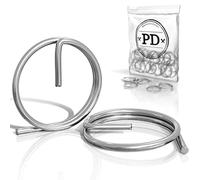 PD® Goupille annulaire 1,5x19 mm | Bagues de sécurité en acier inoxydable A4 V4A | Bagues d'arrêt pour sécuriser les boulons enfichables | Goupilles universelles pour boulons de sécurité | 10 pcs