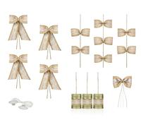 pd Kit décoration de Voiture en Jute 9 pièces