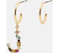 PD Paola Lettre J Boucles d'oreilles or