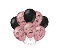 PD-Party- Party Balloons, 7024406, Or/Blanc, 30cm