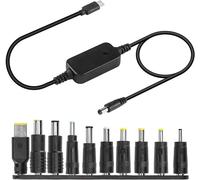 PD to DC Adapter Cable,USB-C to DC Charging Cable,Adjustable Voltage 5V 9V 12V 15V 20V for Laptop Speakers