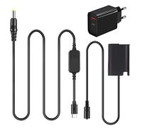 PD USB-C Câble AC8 Batterie virtuelle BLK22 Coupleur DMW-DCC17 DC pour Panasonic Lumix S5 DC-S5 DC-S5k