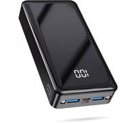 Pd22.5W Batterie Externe 24000Mah Chargeur Portable Grande Capacité Rapide Avec 3 Ports Usb Sortie Et 3 Entrées Et Lampe De[BAT131]