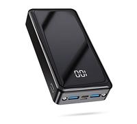PD22.5W Batterie Externe 24000mAh Chargeur Portable Grande Capacité Rapide avec 3 Ports USB Sortie et 3 Entrées et lampe de poche,Power Bank USB C avec Affichage Numérique LED pour iPhone Samsung iPad