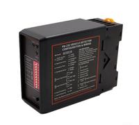 PD232 Détecteur de boucle à induction à deux canaux pour ouvre-porte de parking, contrôle d'accès et systèmes de signalisation, boîtier ABS, montage sur rail DIN, CA 110 V/220 V CC 12 V/24 V, réglable
