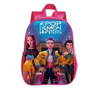 Pdaidou Kpop De-Mon H-Hunters Backpack Sac À Dos D'école Pour Enfants, Motif Animé 3D Joli Cartable Pour Filles Et Garçons Sac À Bandoulière Léger Avec Compartiments Pour La Maternelle-Pink&K