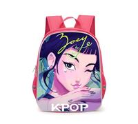 Pdaidou Kpop De-Mon H-Hunters Backpack Sac À Dos D'école Pour Enfants, Motif Animé 3D Joli Cartable Pour Filles Et Garçons Sac À Bandoulière Léger Avec Compartiments Pour La Maternelle-Pink&E
