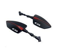 PDANBD Rétroviseur Guidon Rétroviseurs Latéraux Réglables 10mm, Accessoires pour CB125R CB150R CB190R CB250R CB300R CB400 CB500X CB500R