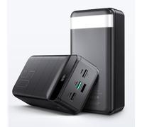 PDBEST Batterie Externe 50000mAh Power Bank PD 22,5 W QC 4.0 USB-C Power Bank avec écran LED et Lampe de Poche avec 4 Sorties et 3 entrées Fonction de Charge Rapide iPhone