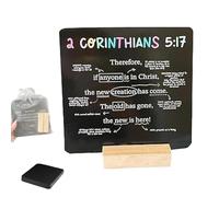 PDDBKTEI Carte Bible, 52 Cartes de Versets Bibliques Portables et Durables pour Transmettre Les Meilleures Émotions et Donner des Encouragements Quotidiens