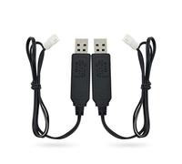 PDEEY Lot de 2 chargeurs de Rechange pour Batterie de Voiture télécommandée Carrera Mario, câble de Charge USB de 0,6 m