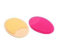 Pderlous 2 Pcs Spa Silicone BeautÉ Lavage Pad Peau Gommage Nettoyage Tampon De Nettoyage Exfoliant Brosse Nettoyant Outil