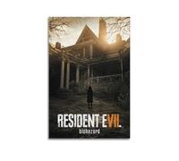 PDEWFCHX Poster de jeu Resident Evil 7 - Impression sur toile - Décoration murale moderne pour chambre à coucher - 40 x 60 cm