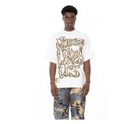 PDF - The Boy Nobody Like Us Oversize Tee - Homme - Tops - Blanc - Taille: M
