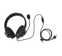 Pdflie GXT1000vp4 Écouteur 2 broches avec micro perche PTT VOX 2 broches kit oreillette radio bidirectionnelle binaural sur l'oreille casque pour Talkie-walkie Icom Midland 2 voies avph3 gxt gmrs lxt