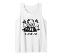 PDG de Chill Lion Funny Boss Coworker Humour Débardeur