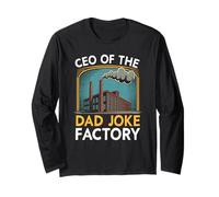 PDG de The Dad Joke Factory Mens Dad Blagues Père Manche Longue