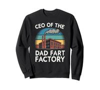 PDG of The Dad Fart Factory Farting Humour Adulte Gag Dad Blague Sweatshirt
