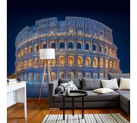 pdghsdkgjh Papier peint photo en soie, Histoire de l'architecture - Pour salon, chambre, fresque murale en soie, effet 3D, Colisée de Rome, 150 cm x 105 cm