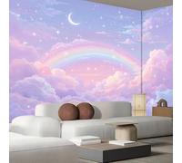 pdghsdkgjh Papier peint photo Rêve Nouvelle Lune, Papier peint chambre salon, Effet 3D moderne, Papier peint mural, Affiche décorative murale Nuit mystérieuse, 250 cm x 175 cm
