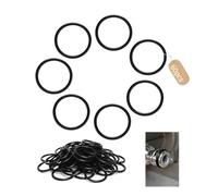 PDKKFF 60 Pièces Joint Torique NBR70, 16x13mm Joints Toriques d'étanchéité en Caoutchouc, Métrique O Ring Nitrile pour Plomberie, Robinet, Evier Cuisine, Douche, Pompe, Roulement, Véhicule(Noir)