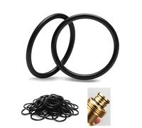 PDKKFF 60 Pièces Joint Torique NBR70, 17x14mm Joints Toriques d'étanchéité en Caoutchouc, Métrique O Ring Nitrile pour Plomberie, Robinet, Evier Cuisine, Douche, Pompe, Roulement, Véhicule(Noir)