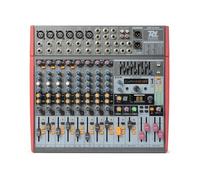Power Dynamics Table de Mixage PDM-S1203, 12 Canaux, DSP/MP3 USB IN/OUT, Egaliseur Stéréo 9 Bandes, Idéal pour les Groupes sur Scène ou en Studio