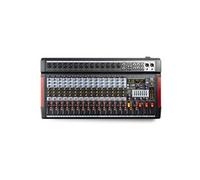 Power Dynamics PDM-T1604 Console de mixage 16 canaux - avec Streaming Bluetooth, Egaliseur graphique 7 bandes Noir