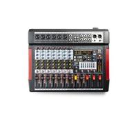 Power Dynamics PDM-T804 Console de mixage 8 canaux - avec Streaming Bluetooth, Egaliseur graphique 7 bandes Noir