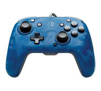 PDP Afterglow Manette Filaire Camouflage Bleu Pour Nintendo Switch - Licence Officielle