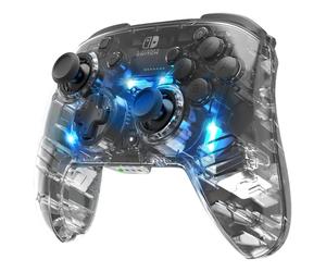 PDP Afterglow Noir, Transparent Manette de jeu Analogique/Numérique Nintendo Switch, Nintendo Switch Lite, Nintendo Switch OLED