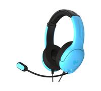 PDP Airlite Casque Gaming Filaire Arceau Circum-aural Bleu - Microphone Boom Noise Cancelling - PS4, PS5 & Windows 10/11 PC - Haut-parleurs 40mm
