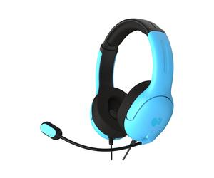 PDP Airlite Casque Gaming Filaire Arceau Circum-aural Bleu - Microphone Boom Noise Cancelling - PS4, PS5 & Windows 10/11 PC - Haut-parleurs 40mm