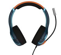 PDP Airlite Glow Casque Avec fil Arceau Gaming Noir, Bleu, Orange