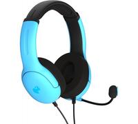 PDP Casque filaire AIRLITE – Compatible PS5 et PS4, micro boom – Bleu Neptune
