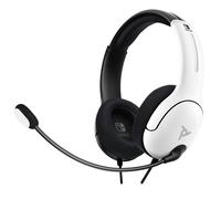 PDP Casque stéréo LVL40 noir/blanc pour Nintendo Switch